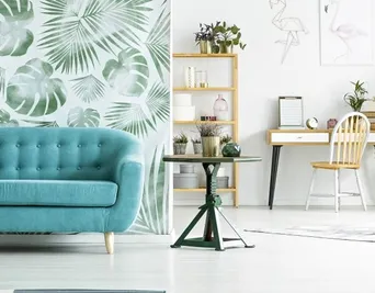 Vinilos de pared con diferentes texturas